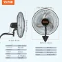 Wall Fan, 17.5 inch Wall Fan 4000 CFM, 3 Speeds, Residential and Commercial Fan for Cooling Warehouses, Greenhouses, Workshops, 