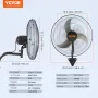 Vægventilator metal 49 cm ventilation 3 hastigheder
