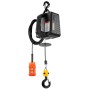 2-in-1 Portable Electric Hoist Power Winch 499 kg Wired Remote Control