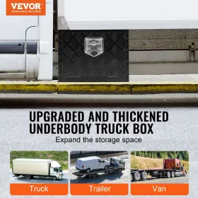 Underkrop Aluminium Truck Tool Box 18 "X 12" X 14 "Trailer RV Tool Storage