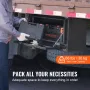 Underbody Truck Box, 24" x 17" x 18" Pickup Storage Box, Heavy Duty Aluminum Diamond Plate Tool Box with Lock and Keys, Waterpro