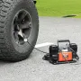10.6 CFM Heavy Duty Air Compressor, 30s Fast Inflation | Dual-Cylinder Portable Tire Inflator, 12V 150PSI Offroad Air Pump with 