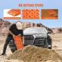10 TON Traction Boards with PP Material, Recovery Boards for Off-road Vehicles/Cars/Pickups/SUVs/RVs, Pair Tire Traction Mats on
