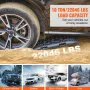 10 TON Traction Boards with PP Material, Recovery Boards for Off-road Vehicles/Cars/Pickups/SUVs/RVs, Pair Tire Traction Mats on