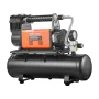 12V Heavy Duty Air Compressor with 6L Tank Kit, 6.35 CFM Portable Tire Inflator, 150PSI Offroad Air Compressor with Digital Pres