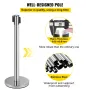 Crowd Control Stanchion, Sæt med 6 stykker Stanchion Set