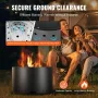 Smokeless Fire Pit Stove Bonfire 71.1 cm Dia Wood Burning Stainless Steel