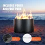 Smokeless Fire Pit Stove Bonfire 71.1 cm Dia Wood Burning Stainless Steel