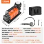 12V Heavy Duty Air Compressor - with Digital Pressure Gauge Tire Inflator Kit, 7.06 CFM Portable Tire Inflator, 150PSI Offroad A