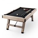 Billiards Table, 7 ft Pool Table, Adjust Legs Stable Billiards Table, Pool Table Set Includes Balls, Cues, Chalks and Brush,