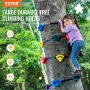 Ninja Tree Climbing Kit, 12 Tree Climbing Holds and 6 Ratchet Straps, Large Climbing Rocks for Kids and Adults Climber, Various 