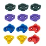 Ninja Tree Climbing Kit, 12 Tree Climbing Holds and 6 Ratchet Straps, Large Climbing Rocks for Kids and Adults Climber, Various 