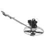 Power Trowel, 38” Walk-Behind Cement Trowel with Float Pan, 6HP Gas-Powered Smooth Concrete Surface Finisher, Heavy Duty Commerc