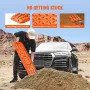 10 TON Traction Boards with PP Material, Recovery Boards for Off-road Vehicles/Cars/Pickups/SUVs/RVs, Pair Tire Traction Mats on