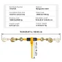 Chain Binder Ratchet Load Binder 6.4mm-7.9mm 1179.3 kg for Tie Down 2 Pack