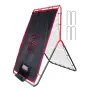 Baseball og softball rebounder net 3x4,5 ft 2-i-1 switch hitter