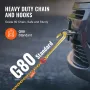 5/16 "X6 'G80 TOW -kæde 15" J Hook Long Shank RTJ & Grab Hooks
