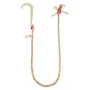 5/16 "X6 'G80 TOW -kæde 15" J Hook Long Shank RTJ & Grab Hooks