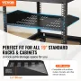 2U Server Rack hylde 16 "/406 mm dybde Ventet