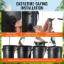 DWC Hydroponics Grow System Dybvandskultur med Top Drip 1 Spand