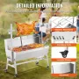 Roaster Spit Rotisserie BBQ Grill Pig Lamb Chicken Roaster 42W 61.2 kg
