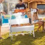 Roaster Spit Rotisserie BBQ Grill Pig Lamb Chicken Roaster 42W 61.2 kg