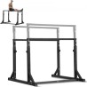 Dip Bar, 800 lbs Capacity, Heave Duty Dip Stand Station with Adjustable Height, Fitness Workout Dip Bar Station Stabilizer
