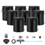 DWC Hydroponics Grow System, Hydroponic Growing System, Deep Water Culture 5-Gallon 8 Buckets, DWC System with Air Pump, Air Sto