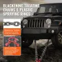 G80 V Bridle Chain, 3/8" x 3' Towing Chain Bridle with 15" J Hooks and Grab Hooks, Heavy Duty Transport Tow Chain Bridle with 78