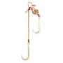 5/16 "X 2 'G80 TOW-kæde J Hook V-Chain Bridle Grab Hook Wrecker