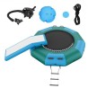 10ft Inflatable Water Trampoline Swim Platform Bounce with Slide Pool Lake