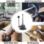 Coin Ring Stretcher Nodular Iron Ring Size Stretcher with U.S. Sizes 1-14 Ring Stretcher Tool Four Splines Ring Size Enlarger To