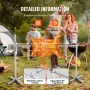 46 "Elektrisk BBQ Rotisserie Grill Kit Rustfrit stål Grill 132