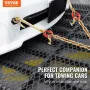 G80 V Bridle Chain, 3/8" x 2' Towing Chain Bridle with 15" J Hooks, T Hooks & Grab Hooks, Heavy Duty Transport Tow Chain Bridle 