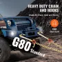 3/8 "x2 'G80 TOW-kæde J Hook V-Chain Bridle Grab & T Hook