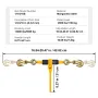 Ratchet Chain Binders, 1/4"-5/16", 2600 lbs Safe Working Load, 4 Pack Load Binder with 2 Grab Hooks, Tie Downs for Transport Cha