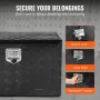 Underbody Truck Box, 30" x 17" x 18" Pickup Storage Box, Heavy Duty Aluminum Diamond Plate Tool Box with Lock and Keys, Waterpro
