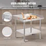 Arbejdstabel i rustfrit stål Tabel 24 "X28" Commercial Food