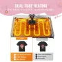 Heat Press Machine 30.5x38.1 cm 8 in 1 with 850.5 g Tumbler Press T-Shirts Pink