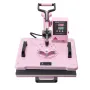 Heat Press Machine 30.5x38.1 cm 8 in 1 with 850.5 g Tumbler Press T-Shirts Pink