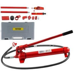 12 ton Porta Power Kit 1,4m olie slange Hydraulisk bil Jack Ram Autobody Frame Repair Power Tools til bilreparation og