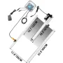 Automatic chicken door opening kit 12.6x11.8 inch automatic duck cage door opening infrared detection duck goose door opening to