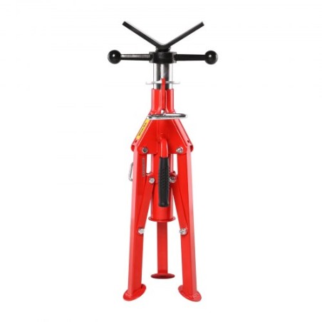 V Head Pipe Stand, 2500 lbs Load Capacity Pipe Jack Stands, Adjustable Height 20"-37", Portable Folding Pipe Stands for
