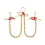 G80 V Bridle Chain, 5/16" x 3' Towing Chain Bridle with R Hooks, T Hooks, J Hooks and Grab Hooks, Transport Tow Chain Bridle wit