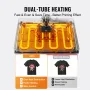 Heat Press Machine 30.5x38.1 cm 2 in 1 Heat Transfer Machine for T-Shirts Hats