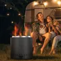 Smokeless Fire Pit Stove Bonfire 40.1 cm Dia Wood Burning Stainless Steel