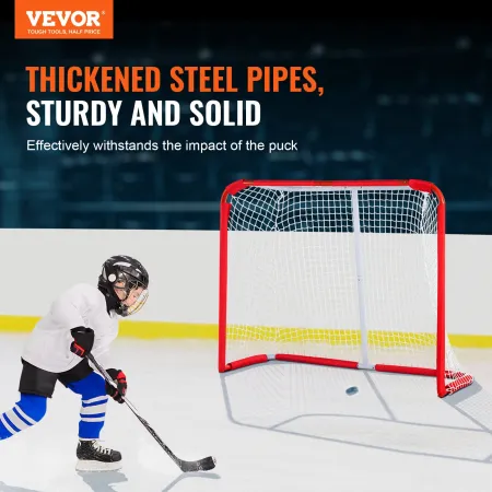 Youth Street Hockey Net Indendørs udendørs stålhockey -mål for