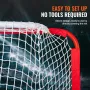 Youth Street Hockey Net Indendørs udendørs stålhockey -mål for