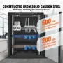 15U Wall Mount Network Server Rack Cabinet Enclosure 45.7cm Depth Glass Door Lock