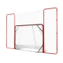 Hockey Goal with Backstop and Targets Street Outdoor Steel Hockey Net 182.9 cm